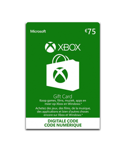 XBOX GIFT CARD 75 EURO